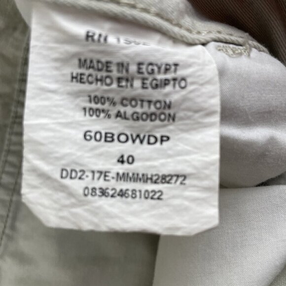 Wrangler Cargo Shorts Men’s 40 Flat Front Beige Lightweight Cotton Hike Outdoors - Picture 6 of 8